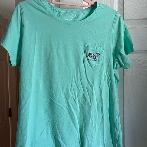 Vineyard Vines Aqua T-Shirt - Picture 1 of 4